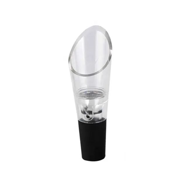 Techsuit Liquid Pourer and Aerator (WP04) for Wine Bottle Black
