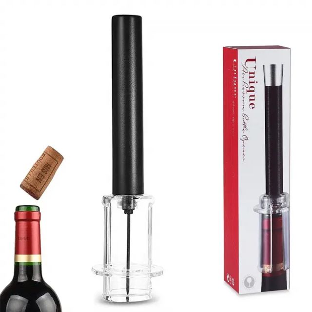 Techsuit Air Pump Opener (CP01C) for Wine Bottle Black