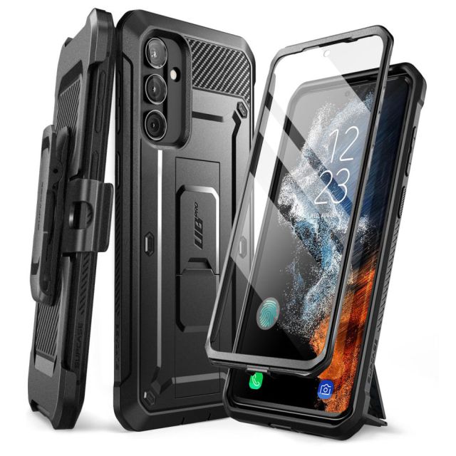 Supcase Unicorn Beetle Pro 360 Full Cover Πλαστικό Ανθεκτική Μαύρο (Galaxy A54)