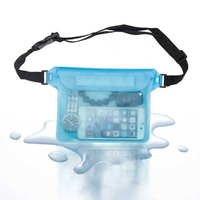 Techsuit Waterproof Pouch Universal Silicone Big Bag for Accesories