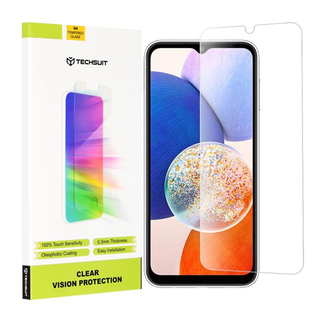 Techsuit Clear Vision Glass Tempered Glass (Galaxy A14)
