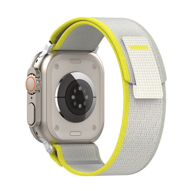 Techsuit Watchband W039 Λουράκι Υφασμάτινο Κίτρινο (Apple Watch Ultra 49mm)