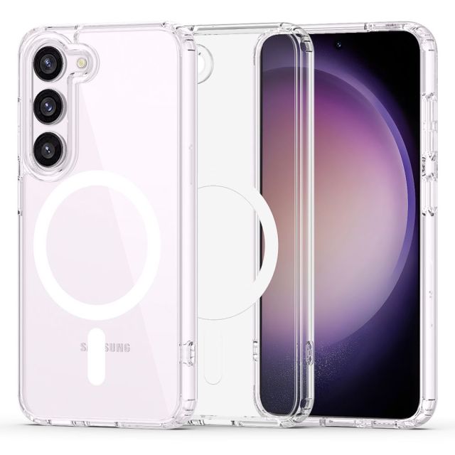 Techsuit Magsafe Pro Back Cover Σιλικόνης Διάφανο (Galaxy S23)