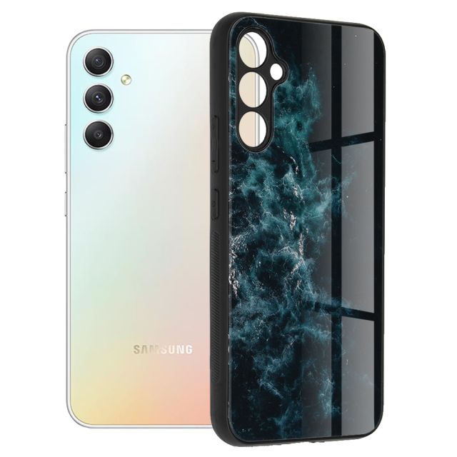 Techsuit Glaze Series Back Cover Μπλε (Galaxy A34)