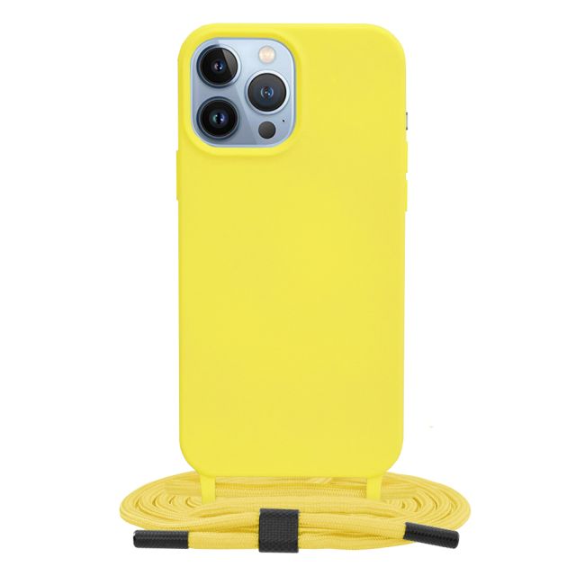 Techsuit Crossbody Lanyard iPhone 13 Pro Max Yellow