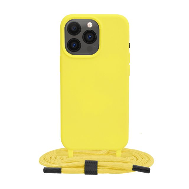 Techsuit Crossbody Lanyard iPhone 13 Pro Yellow