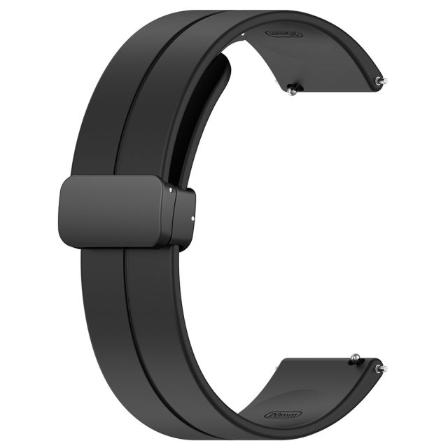 Techsuit Watchband 22mm W011 Λουράκι Μαύρο (Realme Watch)