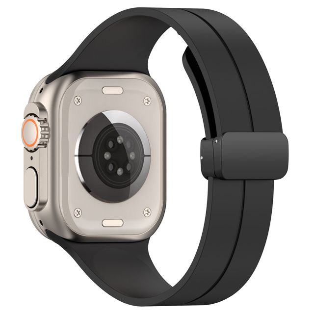 Techsuit Watchband (W011) Apple Watch 1/2/3/4/5/6/7/8/SE/SE 2/Ultra (42/44/45/49mm) Black