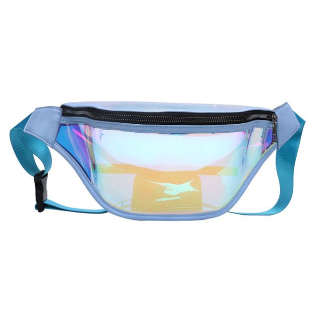 Techsuit Casual Waist Bag (CWB2) Transparent with Belt for Recreational Activity Fitness Μπλε