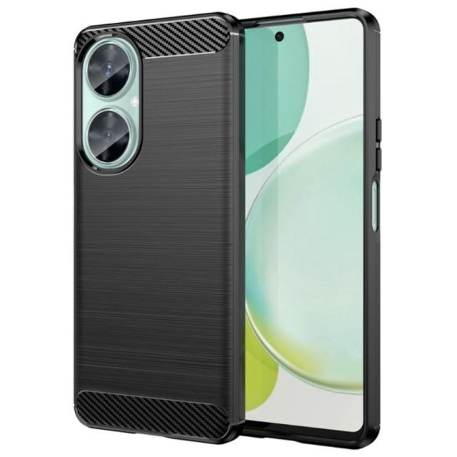 Techsuit Techsuit Carbon Back Cover Σιλικόνης Μαύρο (Huawei Nova)