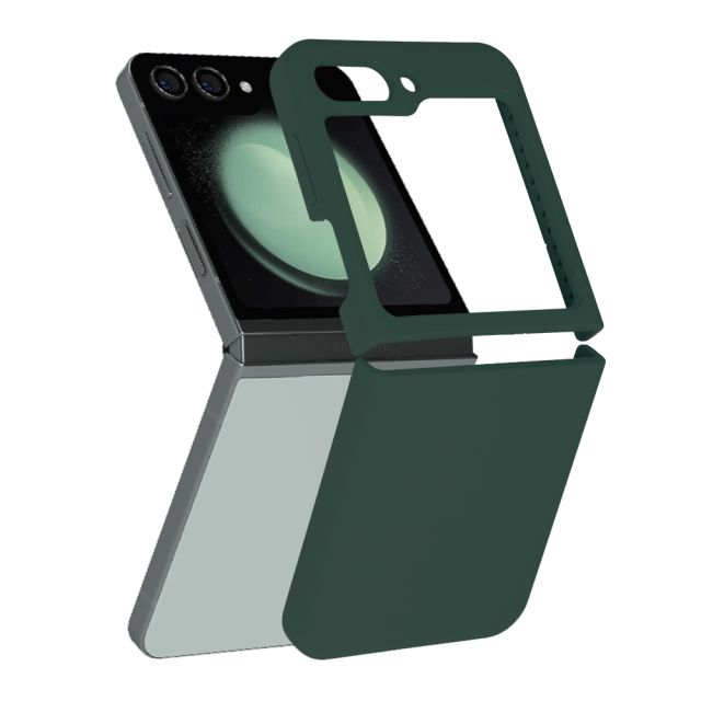 Techsuit Soft Edge Back Cover Σιλικόνης Πράσινο (Galaxy Z Flip5)