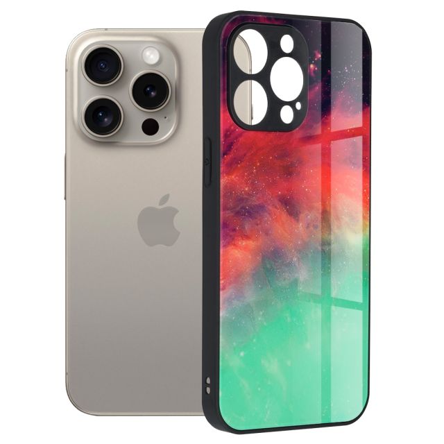 Techsuit Glaze Series Back Cover (iPhone 15 Pro Max)
