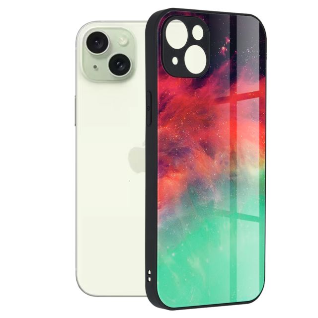 Techsuit Glaze Series Back Cover (iPhone 15 Plus)
