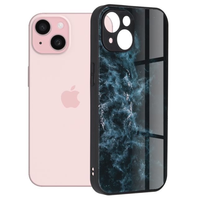 Techsuit Glaze Back Cover Μπλε (iPhone 15)