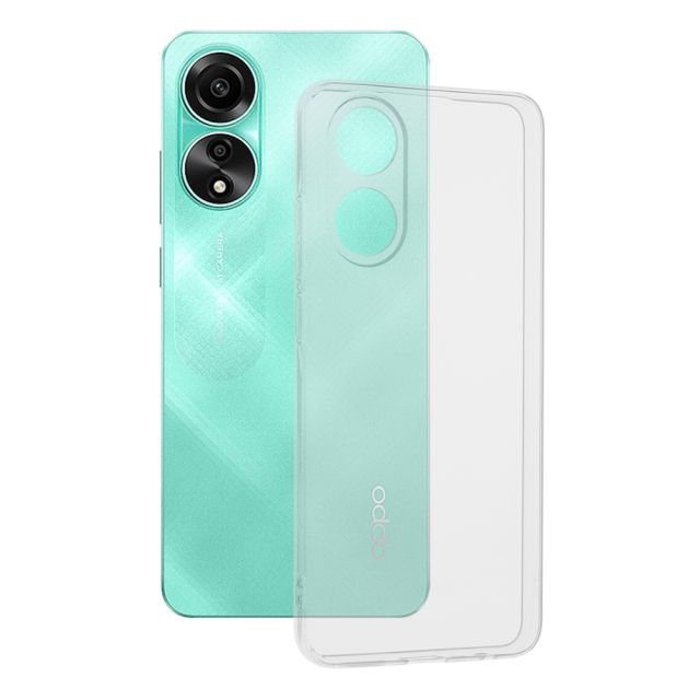 Techsuit Clear Back Cover Σιλικόνης Διάφανο (Oppo A78 4G)