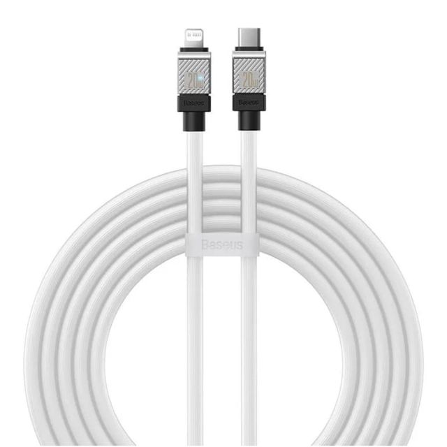 Baseus CoolPlay USB-C to Lightning Cable 20W Λευκό 2m (CAKW000102)