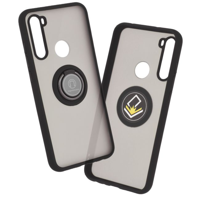 Techsuit  Glinth Back Cover Σιλικόνης Μαύρο (Xiaomi Redmi Note 8 2019 / Note 8 2021) 