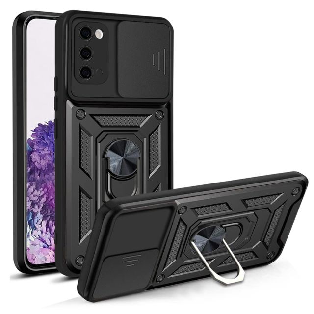 Techsuit Shield Back Cover Μαύρο (Galaxy S20)
