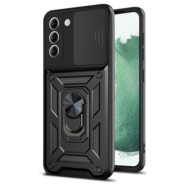 Techsuit Shield Back Cover Μαύρο (Galaxy S22+ 5G)