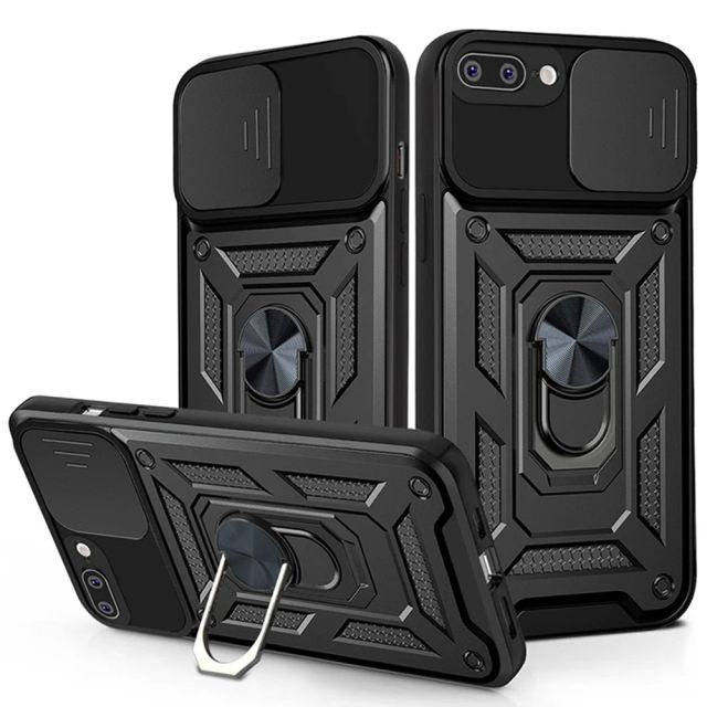 Techsuit Shield Back Cover Μαύρο (iPhone 8/7 Plus)