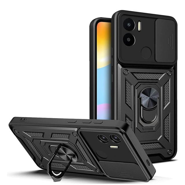 Techsuit Shield Back Cover Μαύρο (Redmi A1+ / A2+)