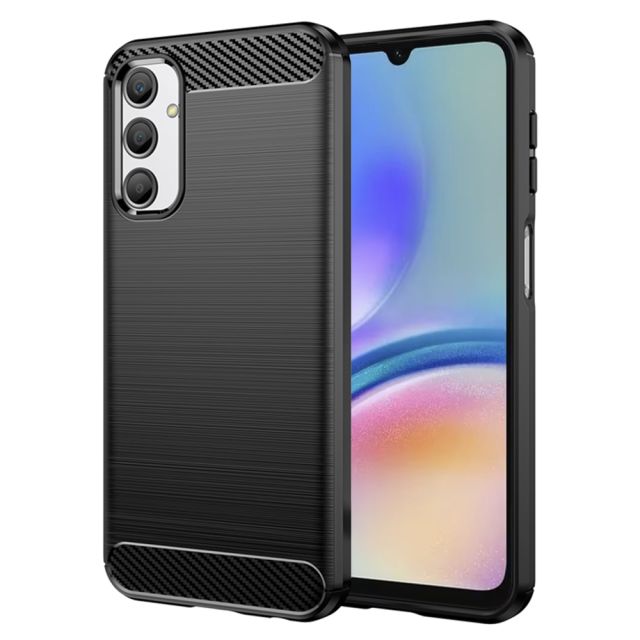 Techsuit Carbon Back Cover Σιλικόνης Μαύρο (Samsung Galaxy A05s)