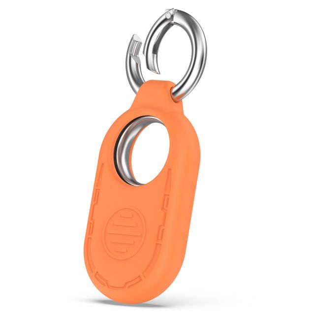 Techsuit Smiling Silicone Case Smarttag σε Πορτοκαλί χρώμα
