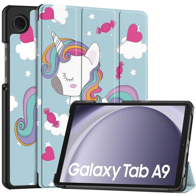 Techsuit Foldpro Flip Cover Γαλάζιο (Galaxy Tab A9 8.7)