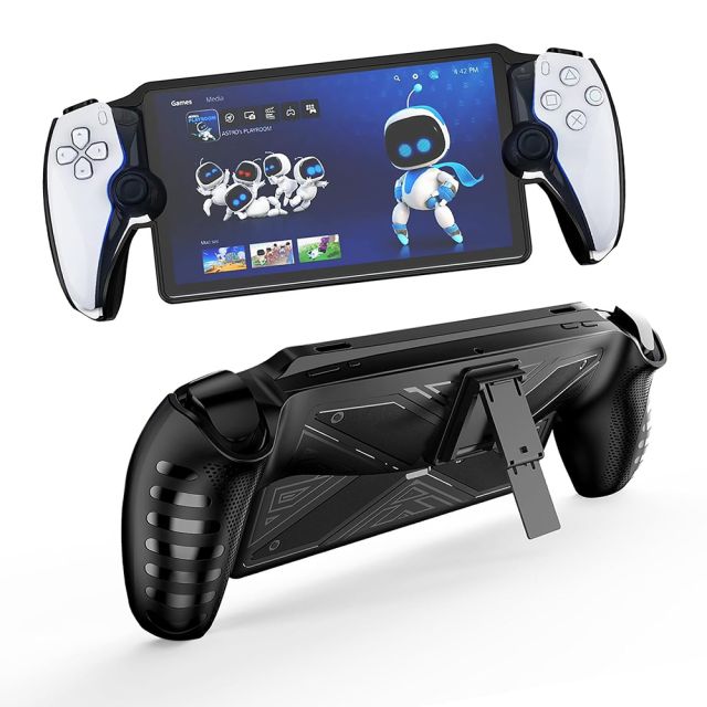 Techsuit Rugged SiliconeKickstand Case PlayStation Portal RemotePlayer - X Design
