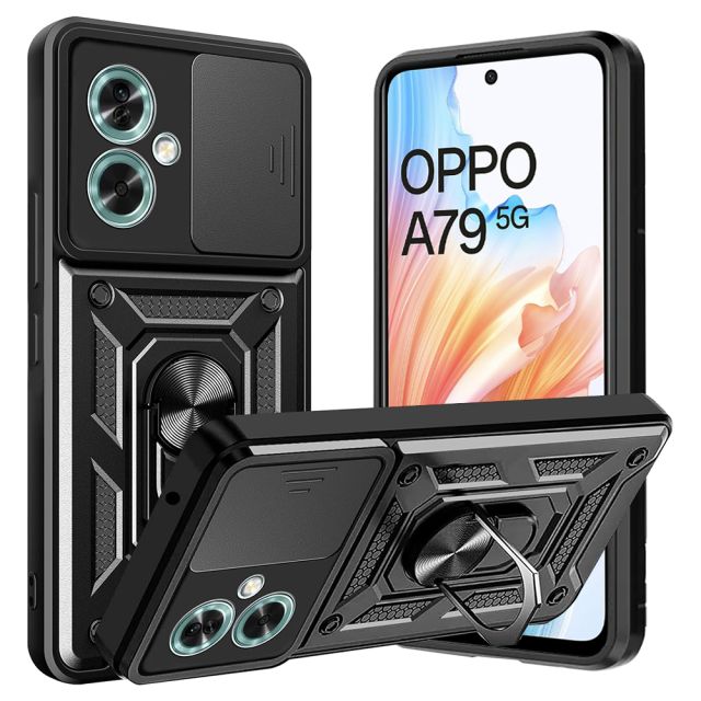 Techsuit Camshield Back Cover Μαύρο (Oppo A79 5G)