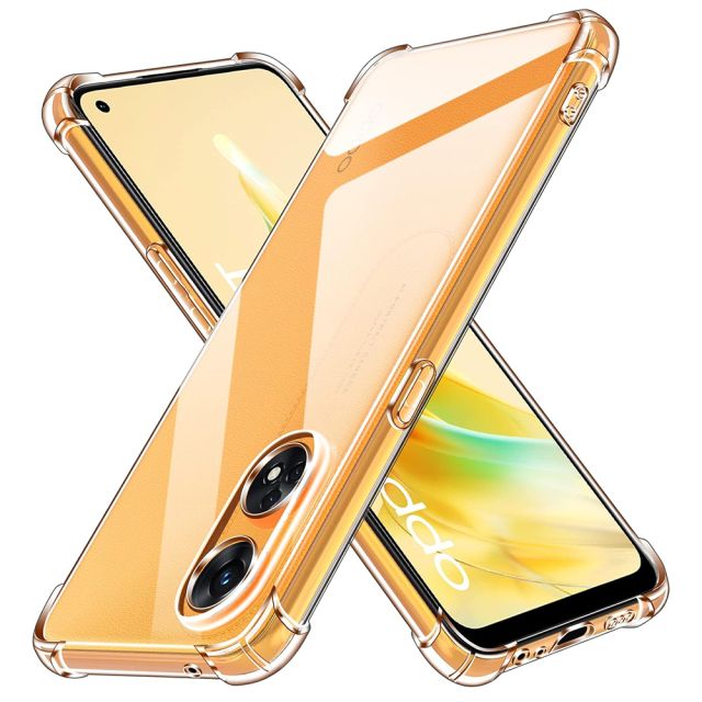 Techsuit Shockproof Clear Back Cover Σιλικόνης Διάφανο (Oppo Reno8 T)