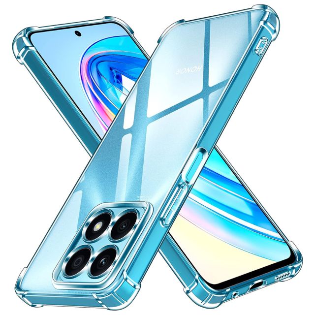 Techsuit Shockproof Clear Back Cover Σιλικόνης Διάφανο (Honor X8a)