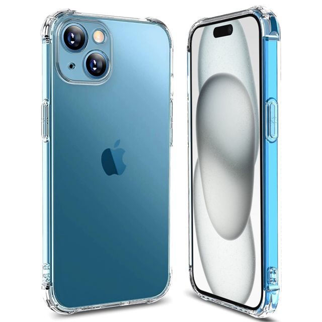 Techsuit Shockproof Clear Back Cover Σιλικόνης Διάφανο (iPhone 15 Plus)