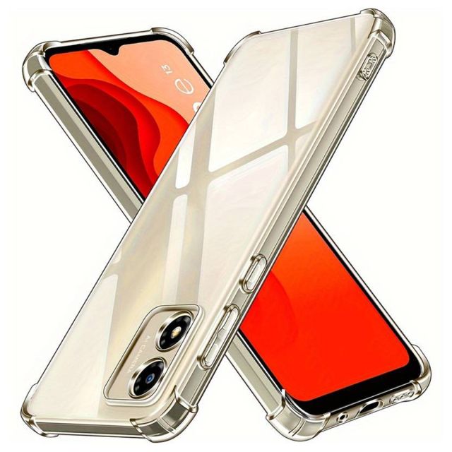 Techsuit Shockproof Clear Back Cover Σιλικόνης Διάφανο (Moto E13)