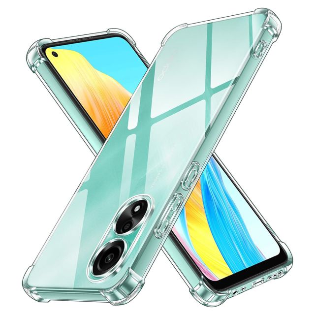 Techsuit Shockproof Clear Back Cover Σιλικόνης Διάφανο (Oppo A78 4G)