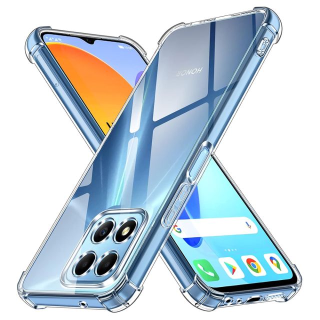 Techsuit Shockproof Clear Back Cover Σιλικόνης Διάφανο (Honor X6)