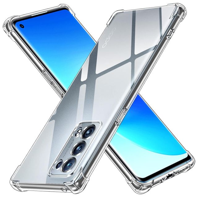 Techsuit Shockproof Clear Back Cover Σιλικόνης Διάφανο (Oppo Reno6 Pro)