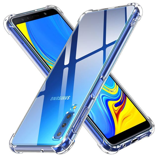 Techsuit Back Cover Σιλικόνης Διάφανο (Galaxy A7 2018)