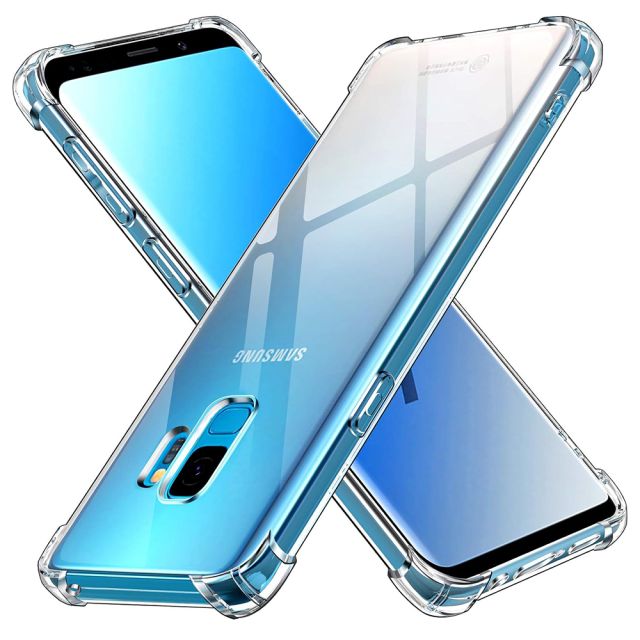 Techsuit - Shockproof Clear Silicone - Samsung Galaxy S9 - Clear