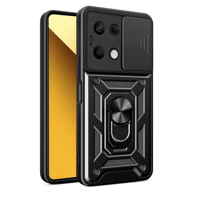 Techsuit Camshield Back Cover Μαύρο (Redmi Note 13 5G)