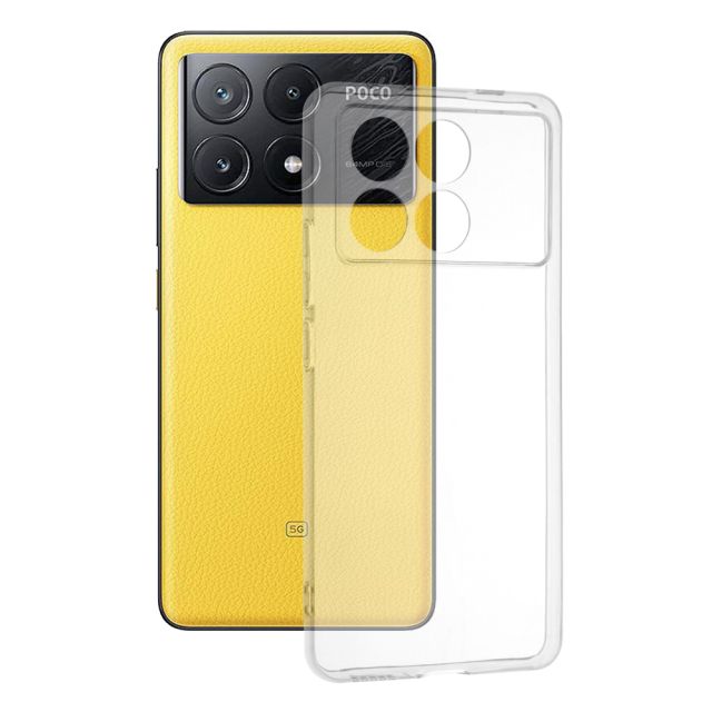 Techsuit Clear Back Cover Σιλικόνης Διάφανο (Poco X6 ProHonor X6 Pro)