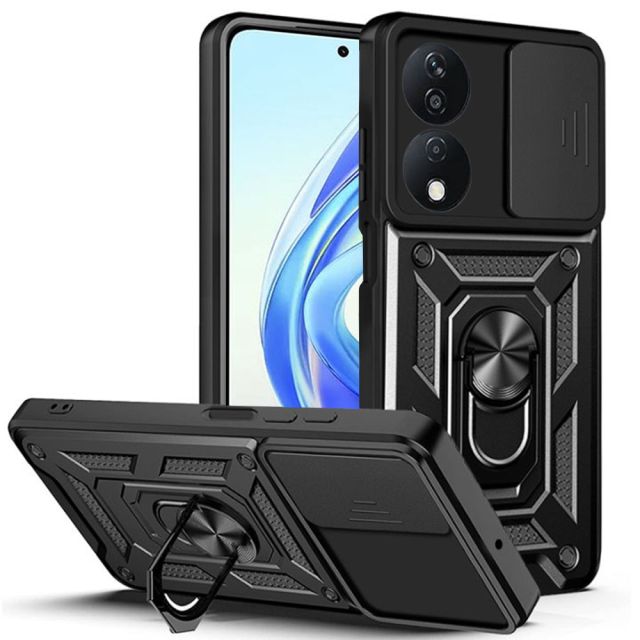 Techsuit Camshield Back Cover Μαύρο (Honor X7b - Honor)