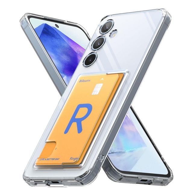 Ringke Fusion Card Back Cover Διάφανο (Galaxy A55)