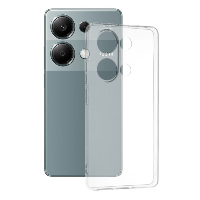 Techsuit Clear Back Cover Σιλικόνης Διάφανο (Redmi Note 13 Pro 4G)