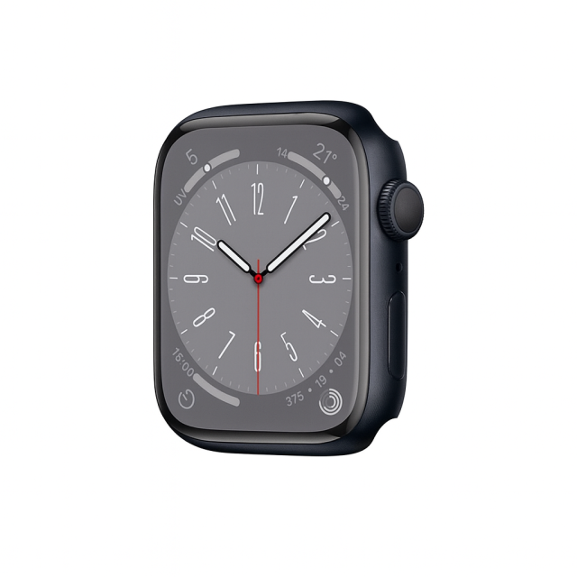 Apple Watch Series 8 45mm GPS Aluminum Case | Black | χωρίς Band | Refurbished Grade A