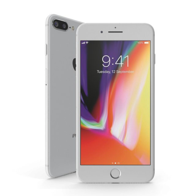 Apple iPhone 8 Plus (3GB/256GB) Silver Refurbished Grade A/A+