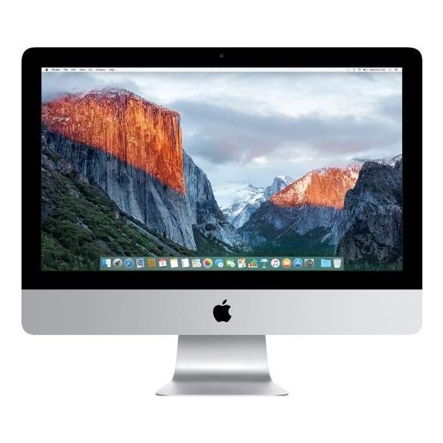 Apple iMac (21.5" Late 2015) | Core i5-5250U | 8GB | 1TB HDD | HD Graphics 6000 1.5GB shared | Silver | Refurbished Grade A