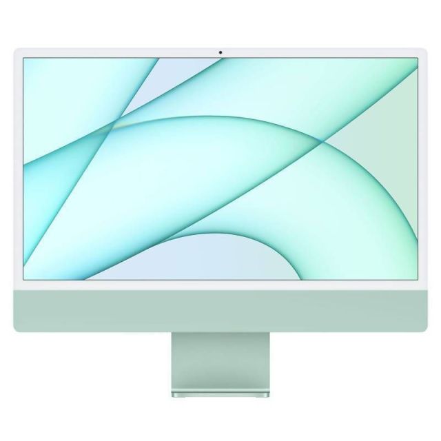 Apple iMac (Retina 4.5K, 24" 2021, 2 TBT3 + 2 USB-C, M1) | Apple M1 | 16GB | 512GB SSD | Integrated | Green | Refurbished Grade 