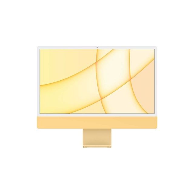 Apple iMac (Retina 4.5K, 24" 2021, 2 TBT3 + 2 USB-C, M1) | Apple M1 | 8GB | 256GB SSD | Integrated | Yellow | Refurbished Grade 
