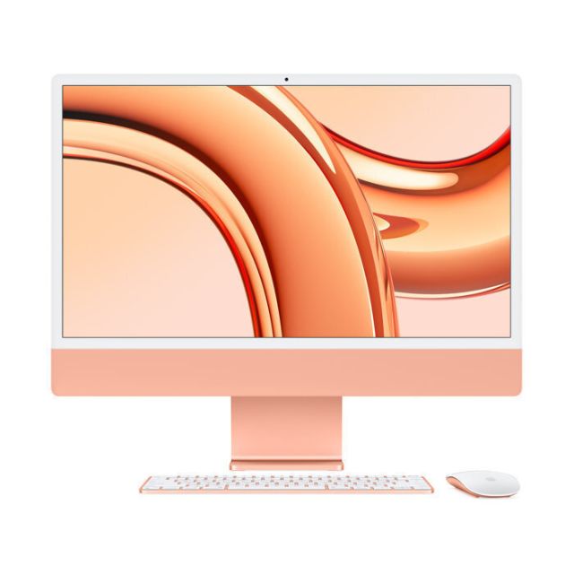 Apple iMac (Retina 4.5K, 24" 2021, 2 TBT3 + 2 USB-C, M1) | Apple M1 | 8GB | 1TB SSD | Integrated | Orange | Refurbished Grade A